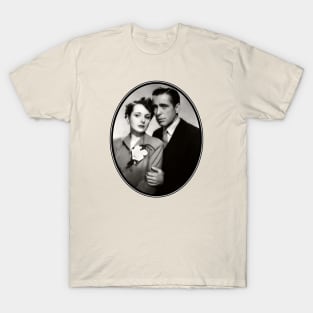 Humphrey Bogart & Mary Astor In The Maltese Falcon T-Shirt